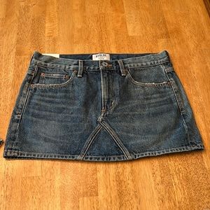 NWT AGOLDE jean skirt 27